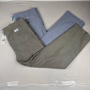 Bald Head Blues Men's Chino Pants - Olive and Light Blue